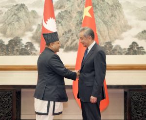 चिनियाँ विदेशमन्त्रीसँग परराष्ट्रमन्त्री खनालको भेटवार्ता, विभिन्न ६ विषयमा छलफल